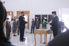 Ir. Frido Siribein resmi menjabat Direktur PDAM Kabupaten Belu Periode 2021-2025